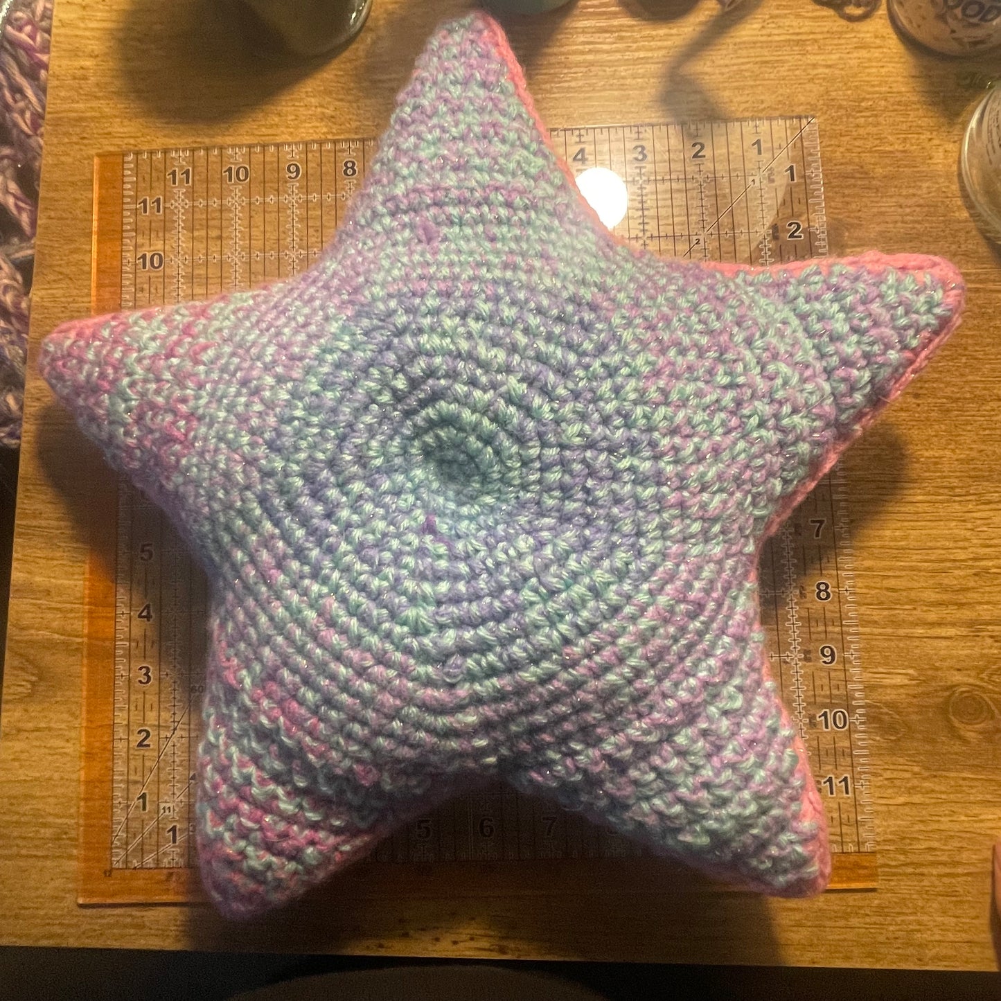 Princess Unicorn Starfish Pillow